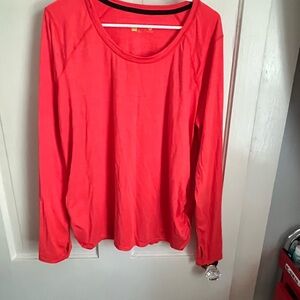 Xersion Vibrant orange Long Sleeve Tee